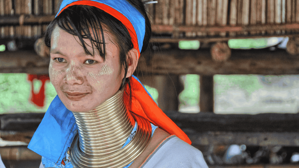 longneck village karen chiang mai thailand