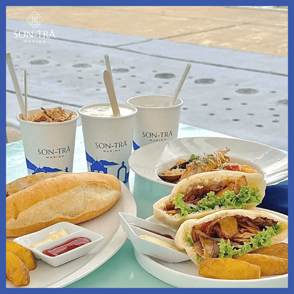 Enjoy the Food and coffee at Son Tra Marina (Source: Son Tra Marina)